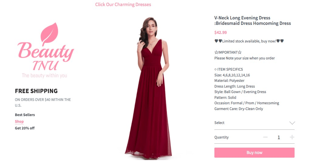 服裝網站的產品展示 服裝網站的產品展示